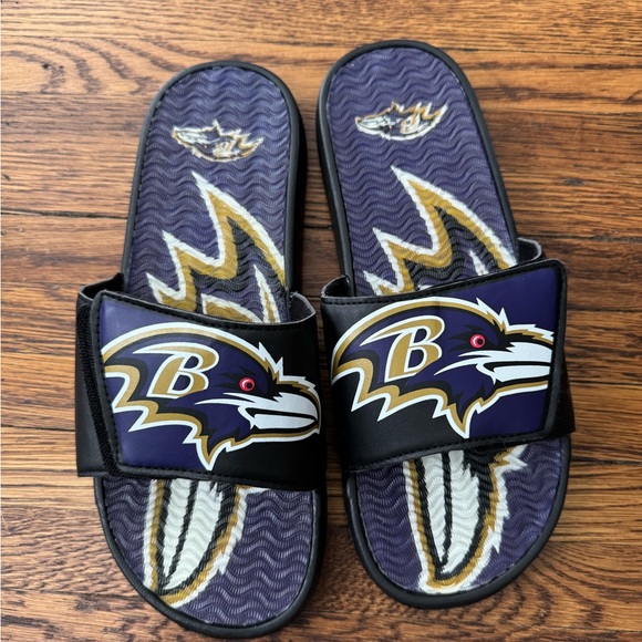 Baltimore Ravens Slide Sandals (NWOT) - Picture 1 of 8